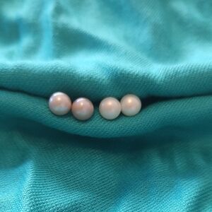 Elegant Pearl Stud Earrings